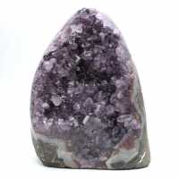 Miniature amethyst geode, desk