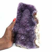 Amethyst geode, raw crystal