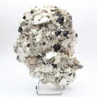 Grand mica avec tourmaline sur quartz afghan