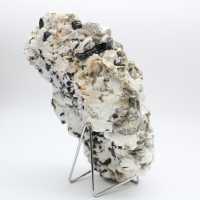 Grand mica avec tourmaline sur quartz afghan