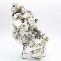 Grand mica avec tourmaline sur quartz afghan