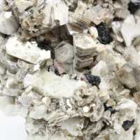 Grand mica avec tourmaline sur quartz afghan