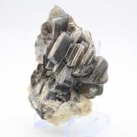 Mica et tourmaline noire sur quartz, Afghanistan