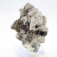 Mica et tourmaline noire sur quartz, Afghanistan