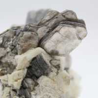 Quartz blanc avec mica afghan naturel