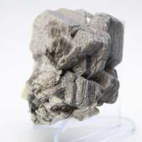 Mica et tourmaline sur quartz brut afghan