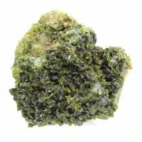 Grüne Epidotkristalle auf einer Imilchil-Matrix