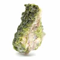 Imilchilgrüner Epidot, eine natürliche Formation auf Ganggestein