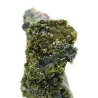 Épidote verte du Maroc sur gangue fine