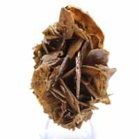 Cristalización marrón de barita de Marruecos