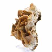 Cristales marrones de barita de Ouichane