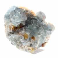 Ejemplar de fluorita sobre matriz: auténticos cristales marroquíes