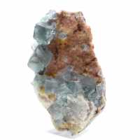 Fluorita verde natural: Muestra en roca para colección