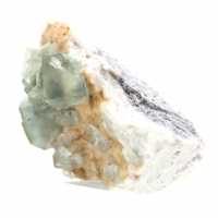 Cristales de fluorita verde: Colección mineralógica de Marruecos