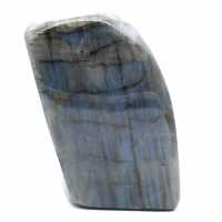Esemplare di labradorite lucidata, roccia minerale decorativa