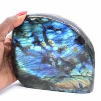 Autentica labradorite lucidata, ornamento minerale