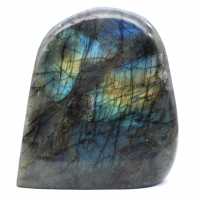 Polished Labradorite Mineral Ornament for Indoor Use