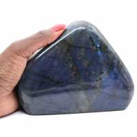 Labradorite lucidata, campione di roccia decorativa