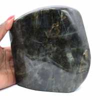 Grande Labradorite Polie de Madagascar pour Collection