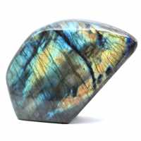 Grande Labradorite Polie pour Décoration et Science