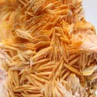 Cristalização natural da barita laranja marroquina