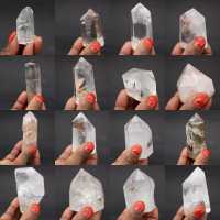 Prisme de quartz légèrement fumé