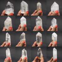 Prisme de quartz avec inclusion