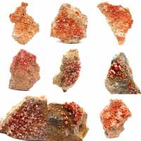 Vanadinite cristalisée