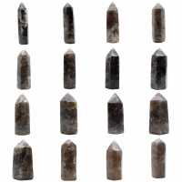 Prisme polie en Quartz fumé