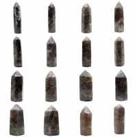 Prisme polie en Quartz fumé