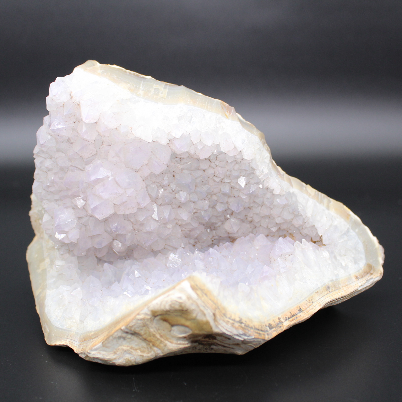 Agate quartz cristalisé