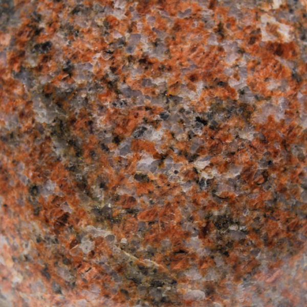 Orange dolomit prydnadssten från Madagaskar