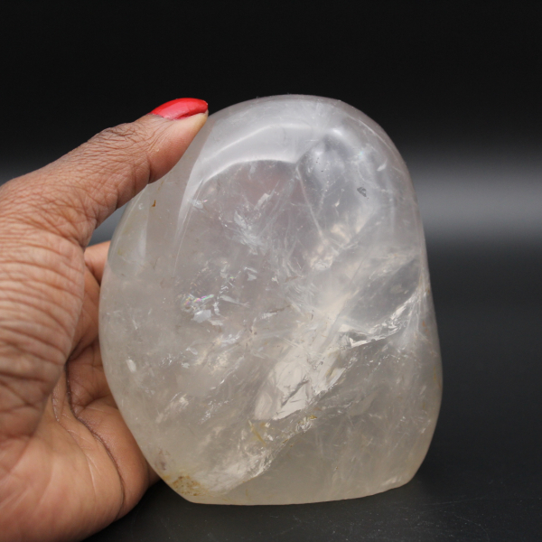 Piedra decorativa de cuarzo de cristal de roca