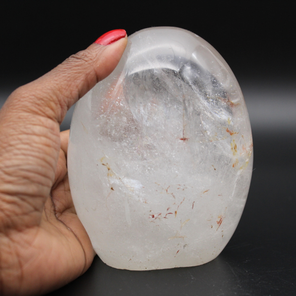 Quartz cristal de roche pierre d’ornement de Madagascar