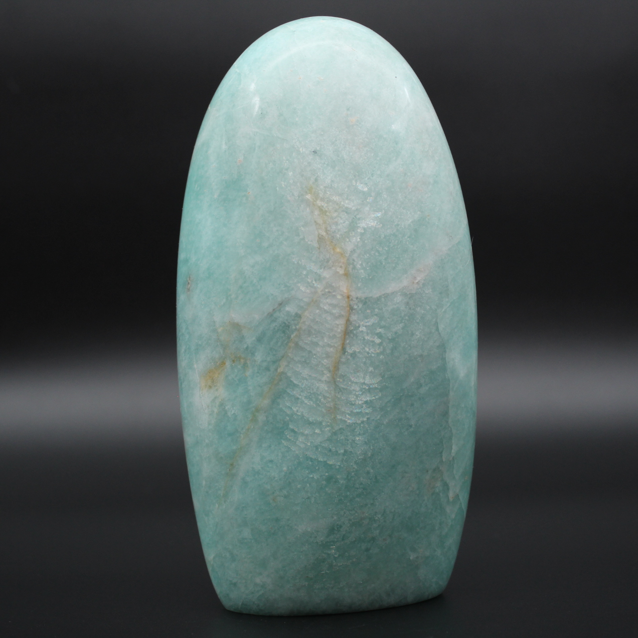 Pierre d'amazonite polie