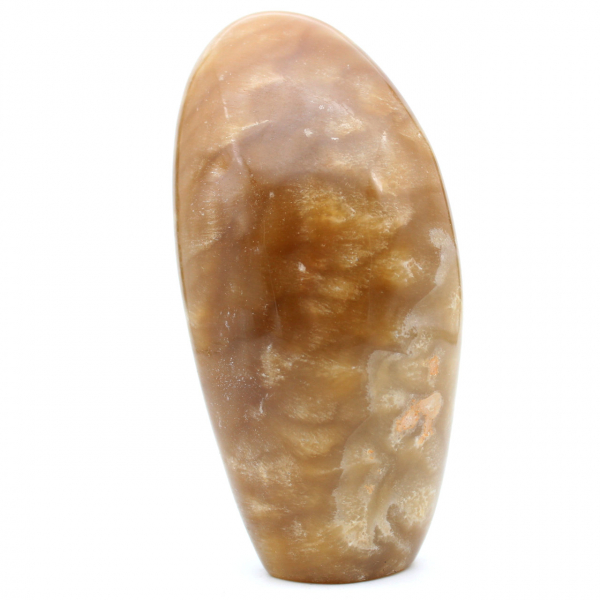 Piedra ornamental de calcita miel de Madagascar
