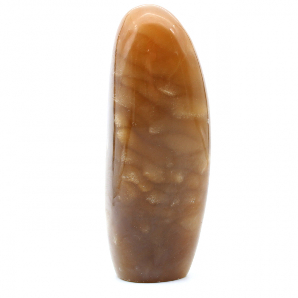 Piedra ornamental de calcita miel de Madagascar