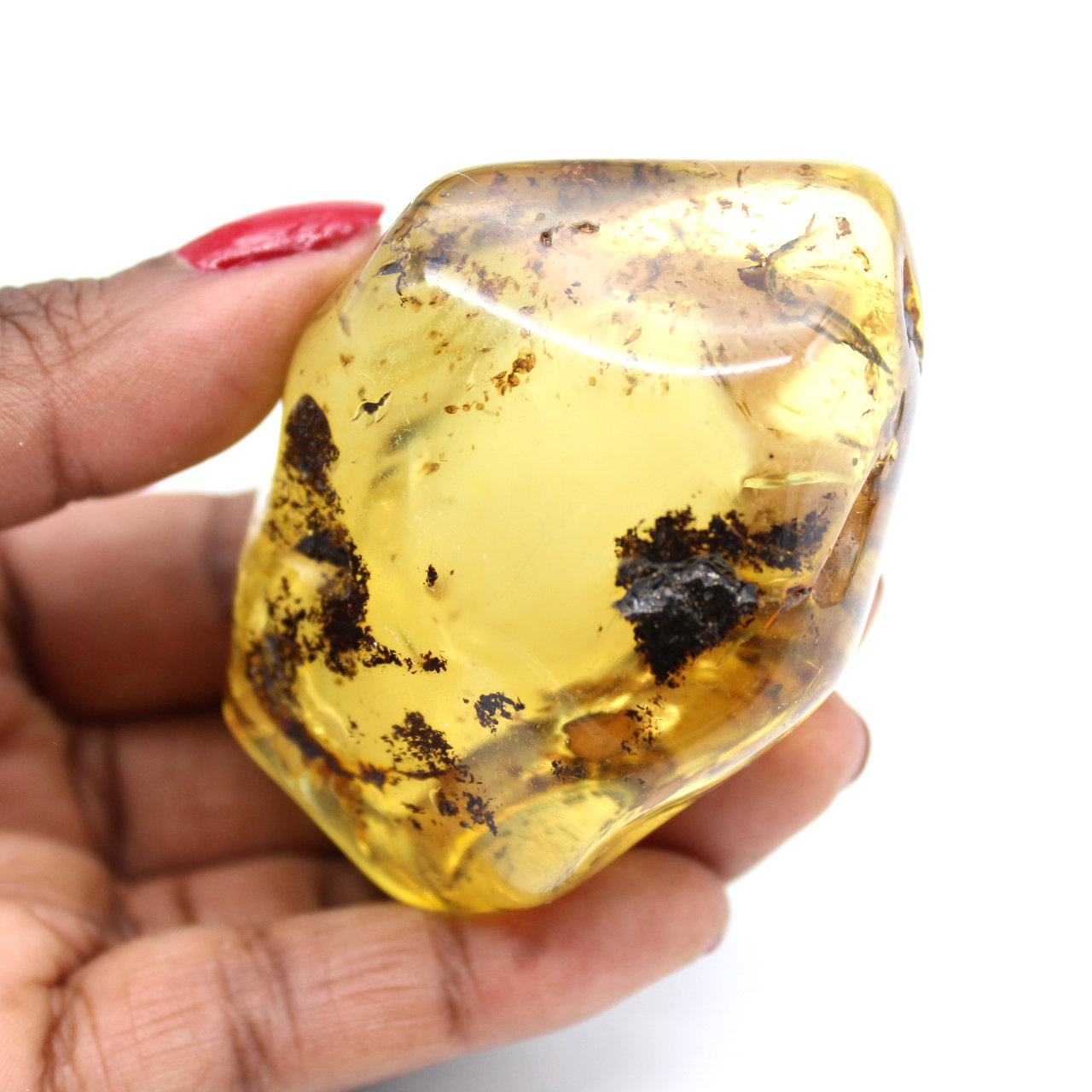 Amber pebble
