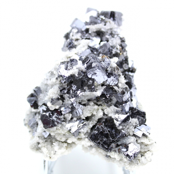 Sphalérite avec calcite et galène