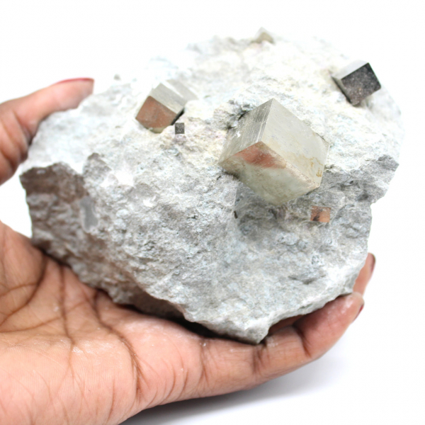 Pyrite on rock