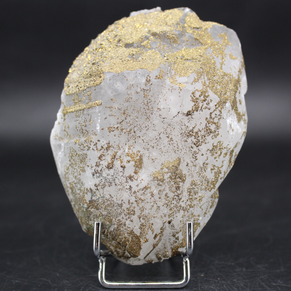 Pyrite on calcite