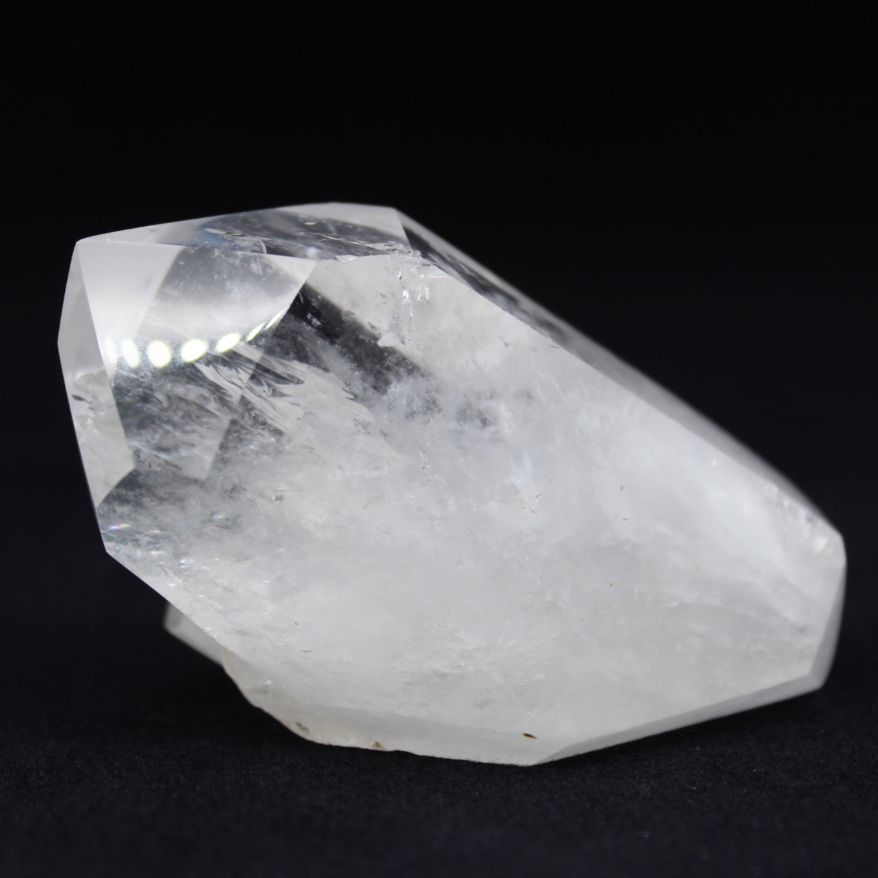 Ornamental rock crystal prism