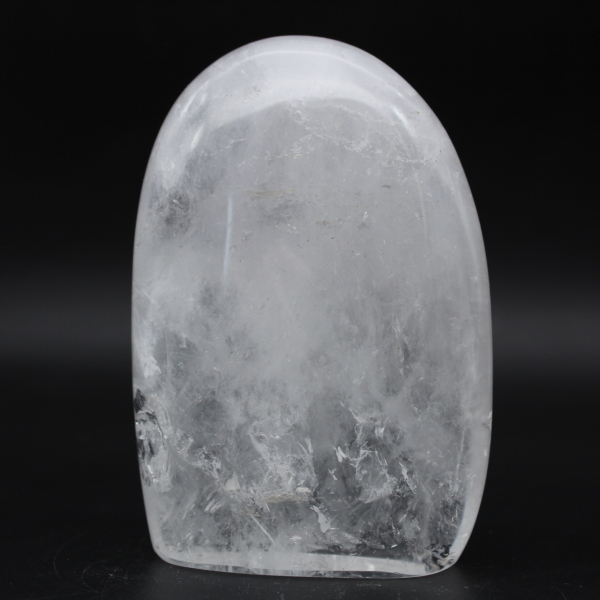 polished rock crystal stone