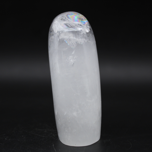 Free form polished rock crystal