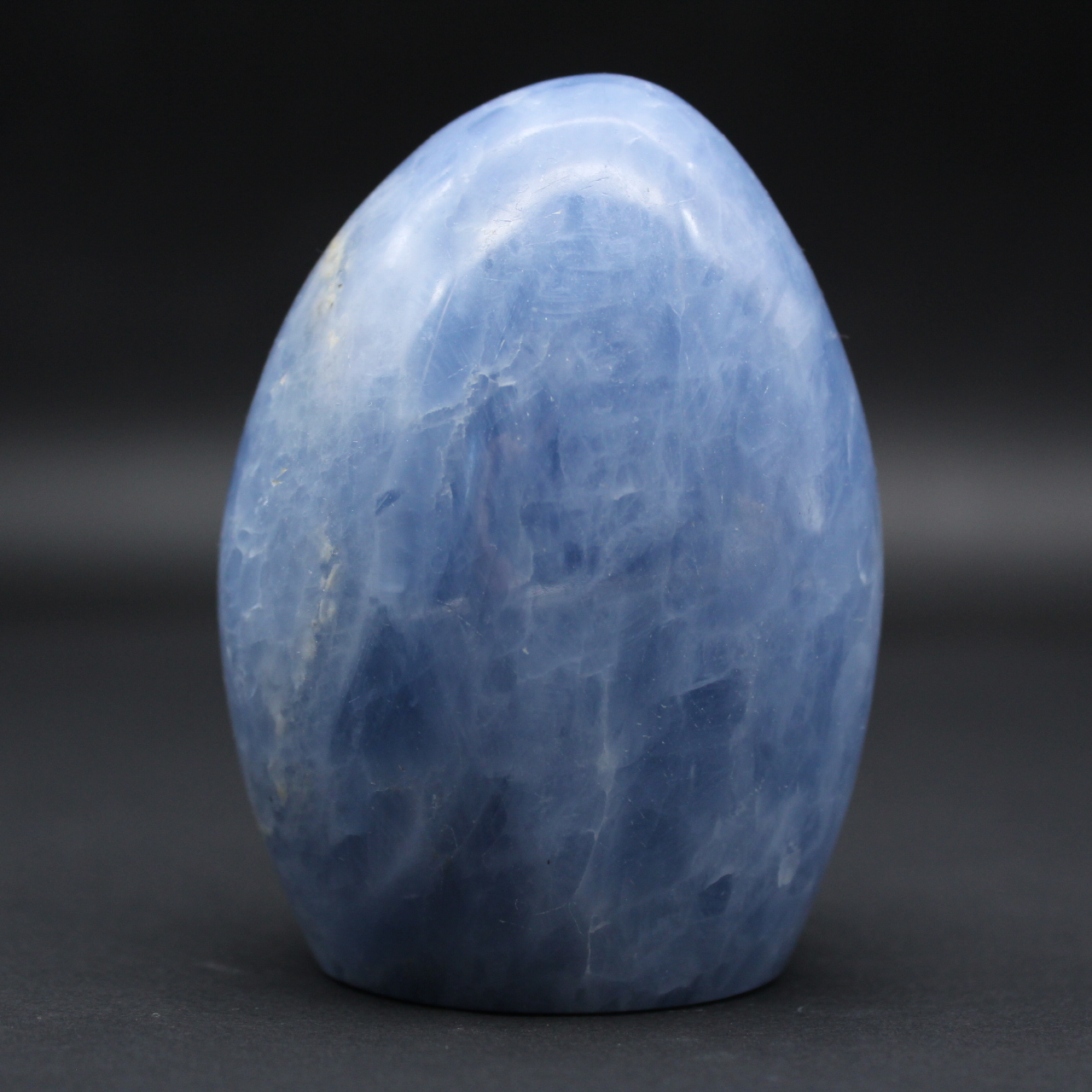 Pierre polie en Calcite bleue
