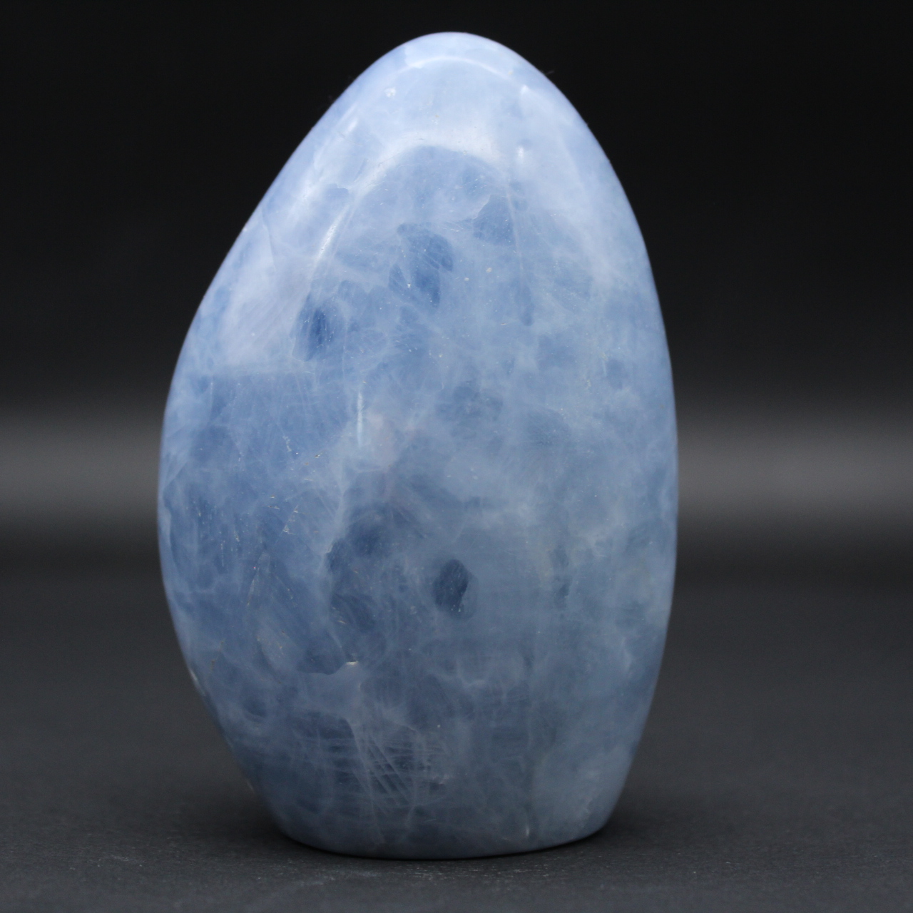 Ornamental natural blue calcite