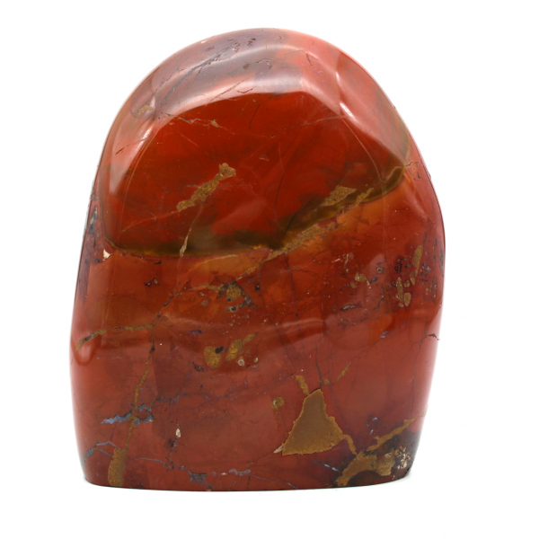 Natural red jasper rock