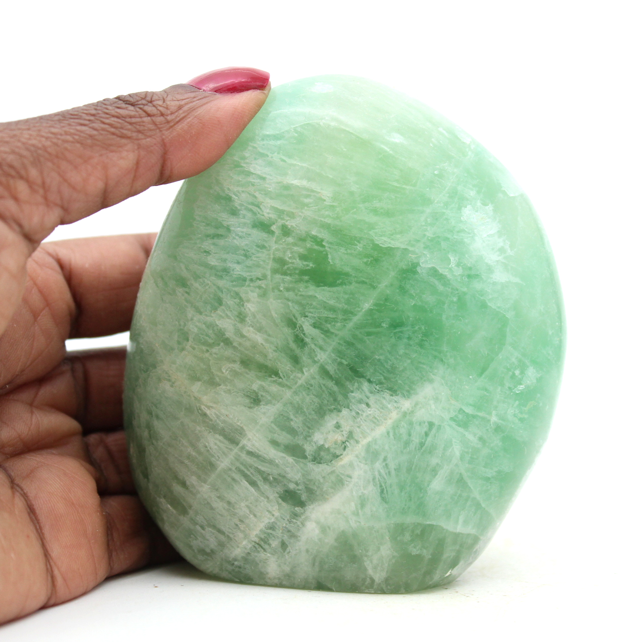 Roche en fluorite verte naturelle