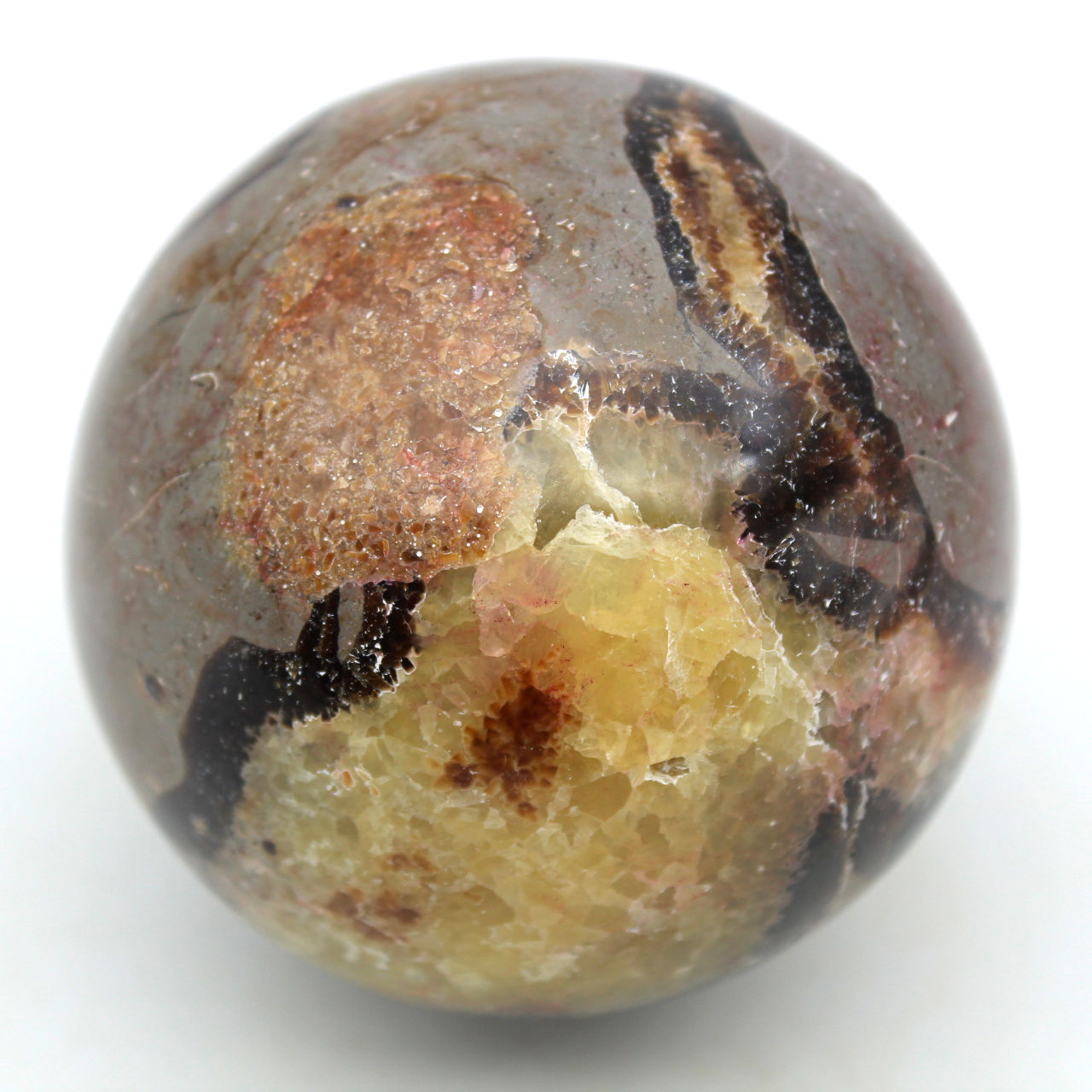 Sphere in septaria