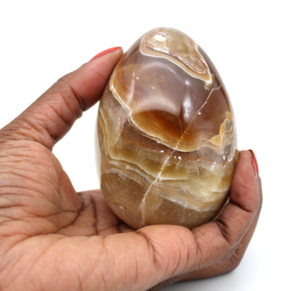 Oeuf minéral en agate